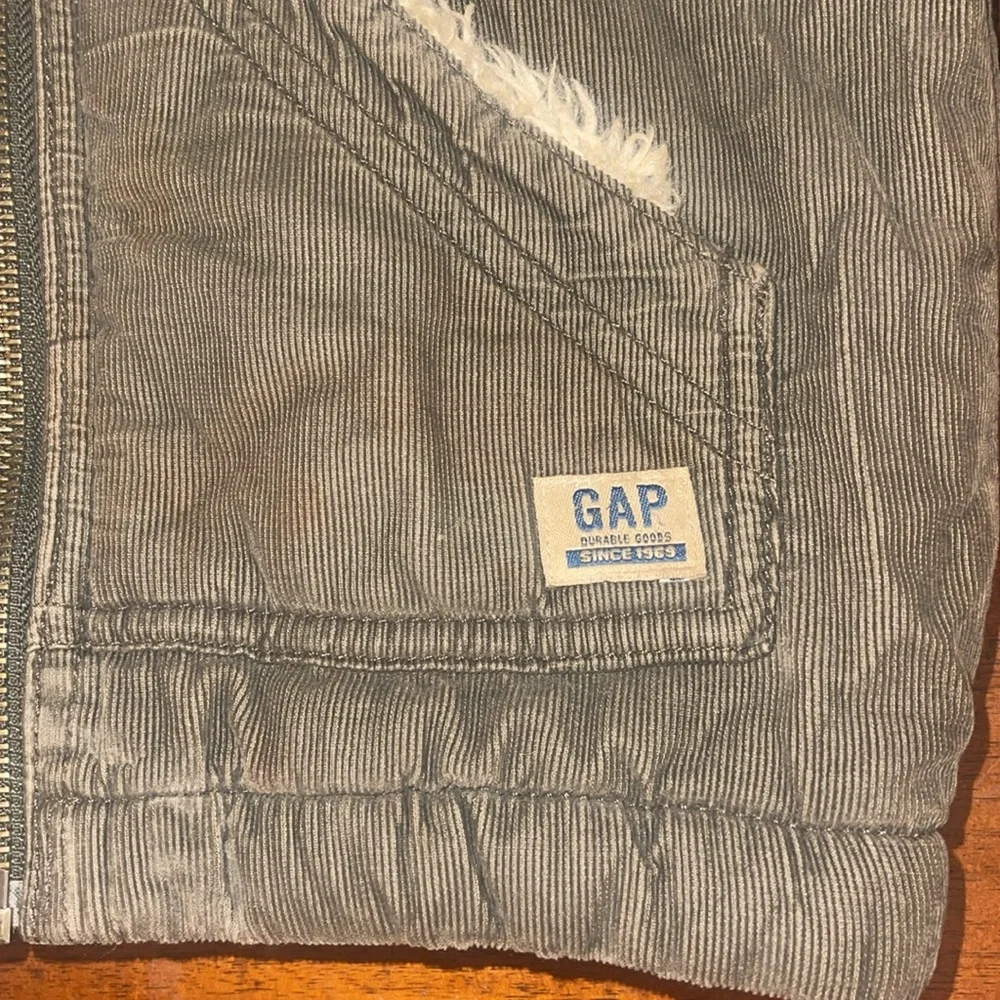 Baby Gap Lot -Boys Faux Fur lined jacket & 1/4 zip sweater. 18-24 months…